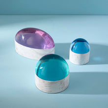 Load image into Gallery viewer, Globo Small Box- Blue/Marble