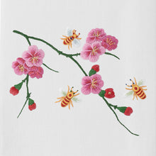 Load image into Gallery viewer, Bees & Flowers Hand Towel