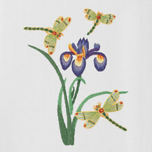 Load image into Gallery viewer, Iris & Dragonfly Hand Towel