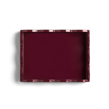 Load image into Gallery viewer, Cherry Small Lacquered Scalloped Tray
