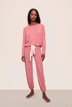 Load image into Gallery viewer, Gisele TENCEL™ Modal Slouchy PJ Set Sunkissed Coral/Ivory