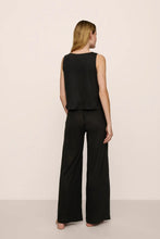 Load image into Gallery viewer, Organic Linen Knit High Waisted Pant Black