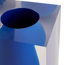 Load image into Gallery viewer, Bel Air Scoop Vase Cobalt