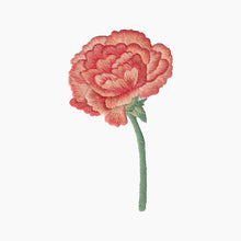 Load image into Gallery viewer, Carnation Towel- White Cotton
