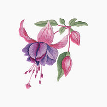 Load image into Gallery viewer, Fuchsia Towel- White Cotton