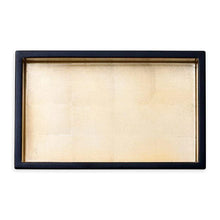 Load image into Gallery viewer, Lacquer Guest Towel Napkin Holder in Black & Gold - 1 Each