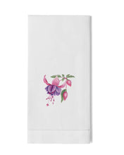 Load image into Gallery viewer, Fuchsia Towel- White Cotton