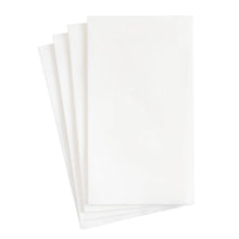 Load image into Gallery viewer, Paper Linen Solid Guest Towel Napkins in White - 12 Per Package