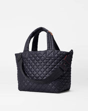 Load image into Gallery viewer, Black Small Metro Tote Deluxe