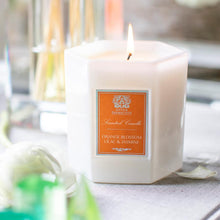 Load image into Gallery viewer, Candle Orange Blossom, Lilac & Jasmine Hexagonal 9 oz.