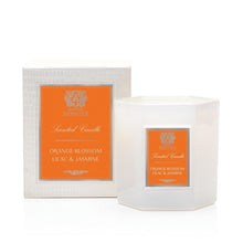 Load image into Gallery viewer, Candle Orange Blossom, Lilac & Jasmine Hexagonal 9 oz.
