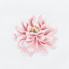 Load image into Gallery viewer, Peony Hand Towel - White Cotton