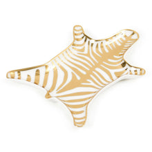 Load image into Gallery viewer, Gold Zebra Stacking Dish