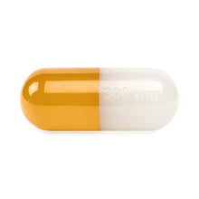 Load image into Gallery viewer, Medium Acrylic Pill White and Orange
