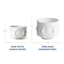 Load image into Gallery viewer, Dora Maar White Condiment Bowl