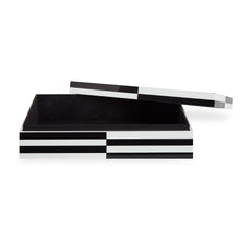 Load image into Gallery viewer, Large Op Art Lacquer Box