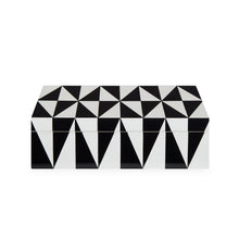 Load image into Gallery viewer, Medium Op Art Lacquer Box