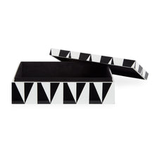 Load image into Gallery viewer, Medium Op Art Lacquer Box