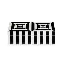 Load image into Gallery viewer, Small Op Art Lacquer Box