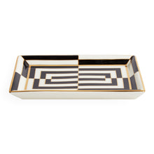 Load image into Gallery viewer, Op Art Rectangular Tray