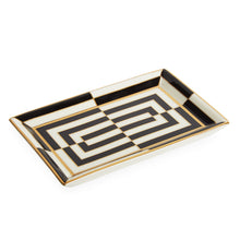 Load image into Gallery viewer, Op Art Rectangular Tray