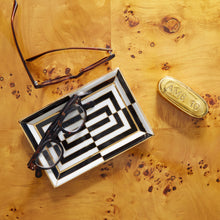 Load image into Gallery viewer, Op Art Rectangular Tray