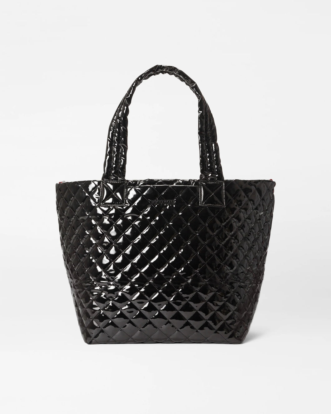 Black Lacquer Medium Metro Tote Deluxe
