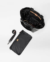 Load image into Gallery viewer, Black Lacquer Medium Metro Tote Deluxe
