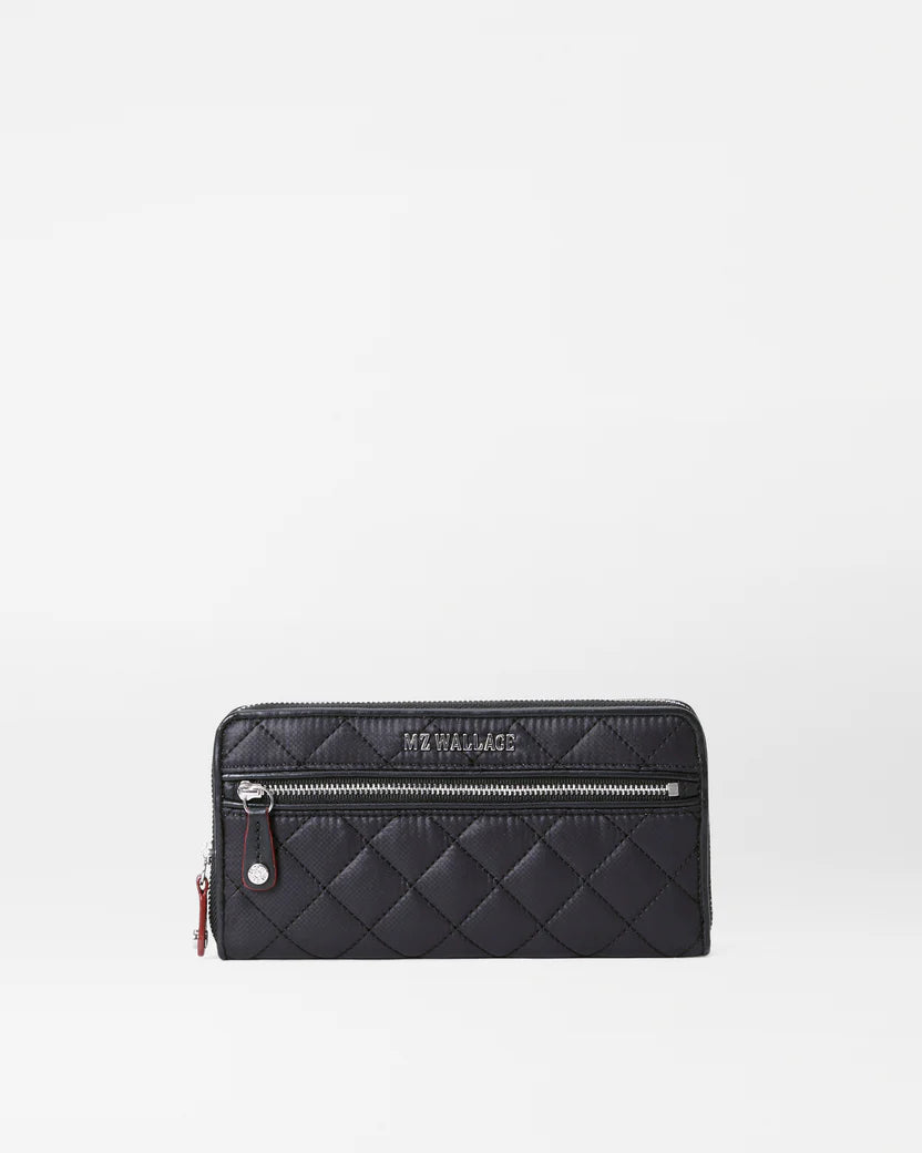 Crosby Long Wallet Black Rec