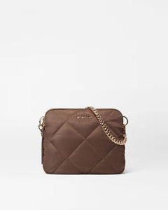 Walnut Quilted Madison Crossbody