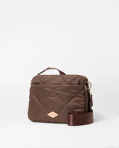 Walnut Quilted Madison Crossbody