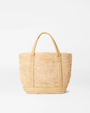 Load image into Gallery viewer, Raffia/Camel Small Raffia Tote
