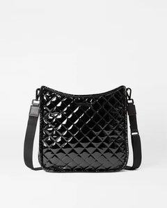 Black Lacquer Box Metro Crossbody