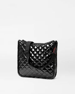 Black Lacquer Box Metro Crossbody