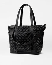 Load image into Gallery viewer, Large Empire Tote Black Liquid
