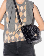 Load image into Gallery viewer, Black Lacquer Medium Crosby Lock Crossbody
