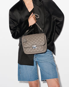 Crosby Lock Medium Crossbody Morning Dove