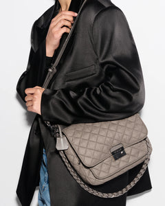 Crosby Lock Medium Crossbody Morning Dove