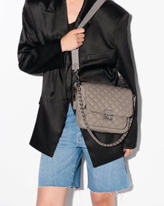 Crosby Lock Medium Crossbody Morning Dove