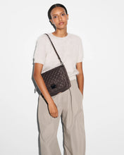 Load image into Gallery viewer, Espresso Medium Crosby Lock Crossbody
