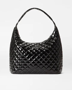 Black Lacquer Large Metro Shoulder