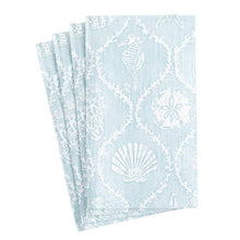 Load image into Gallery viewer, Seychelles Paper Guest Towel Napkins in Aqua - 15 Per Package
