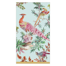Load image into Gallery viewer, Chelsea Birds Celadon Guest Towel - package of 15
