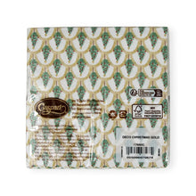 Load image into Gallery viewer, Deco Christmas Gold Cocktail Napkins - 20 Per Package
