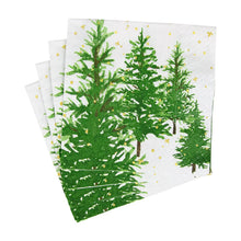 Load image into Gallery viewer, White Christmas Cocktail Napkins - 20 Per Package
