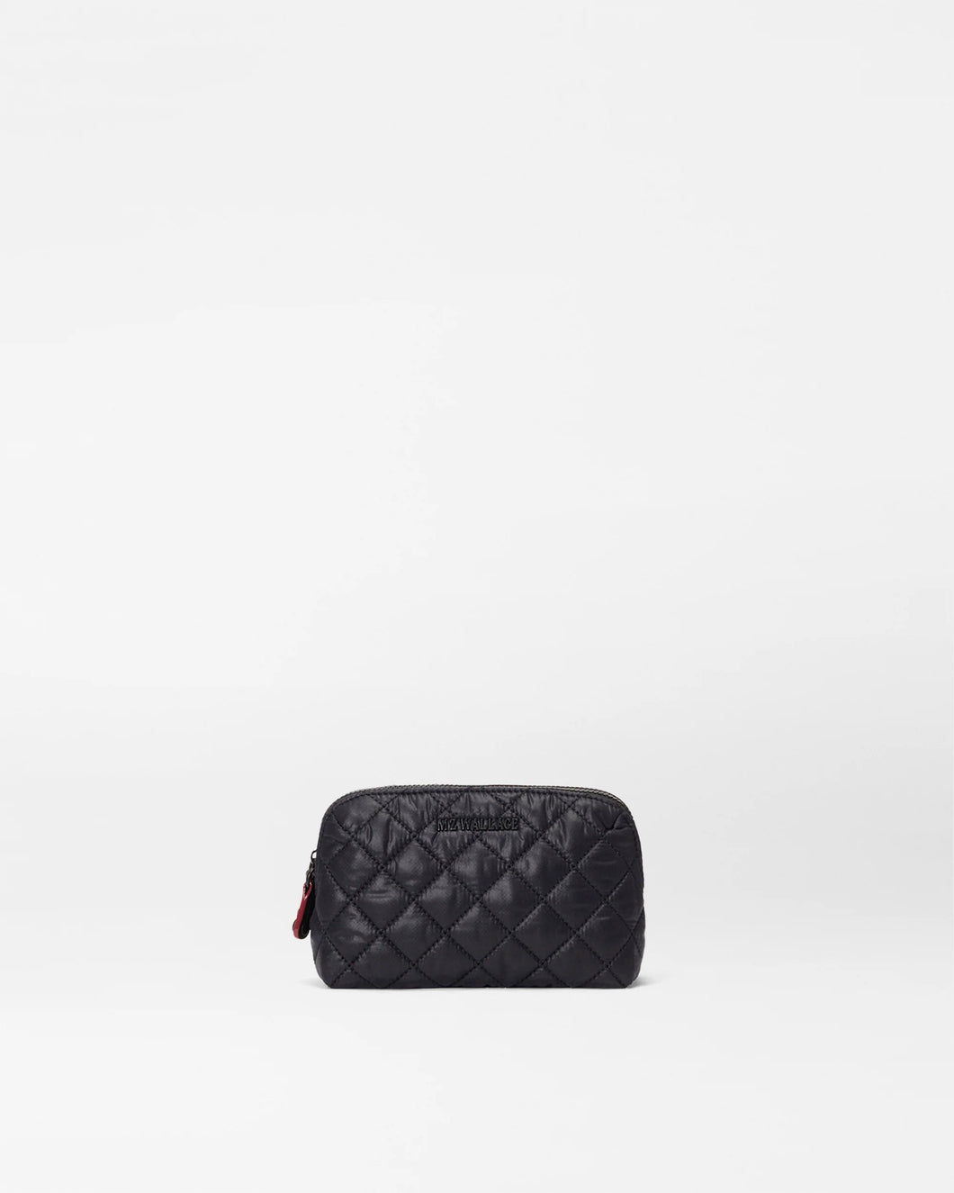 Black Small Double Zip Cosmetic