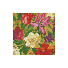 Load image into Gallery viewer, Dutch Floral Gold Cocktail Napkins - includes 20 Cocktail Napkins
