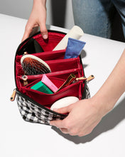 Load image into Gallery viewer, Black/White Gingham Metro Accordion Organizer
