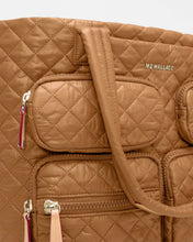 Load image into Gallery viewer, Cognac Large Metro Travel Tote III
