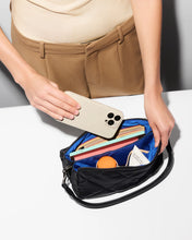 Load image into Gallery viewer, Black Madison Flap Crossbody
